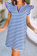 Blue Stripped Dress/ XL