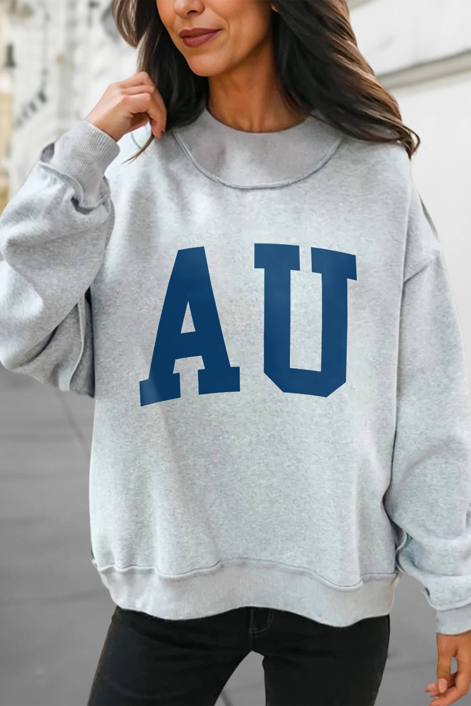Reversible Auburn Mock Neck/XL