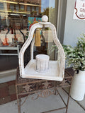 White Beaded Lantern