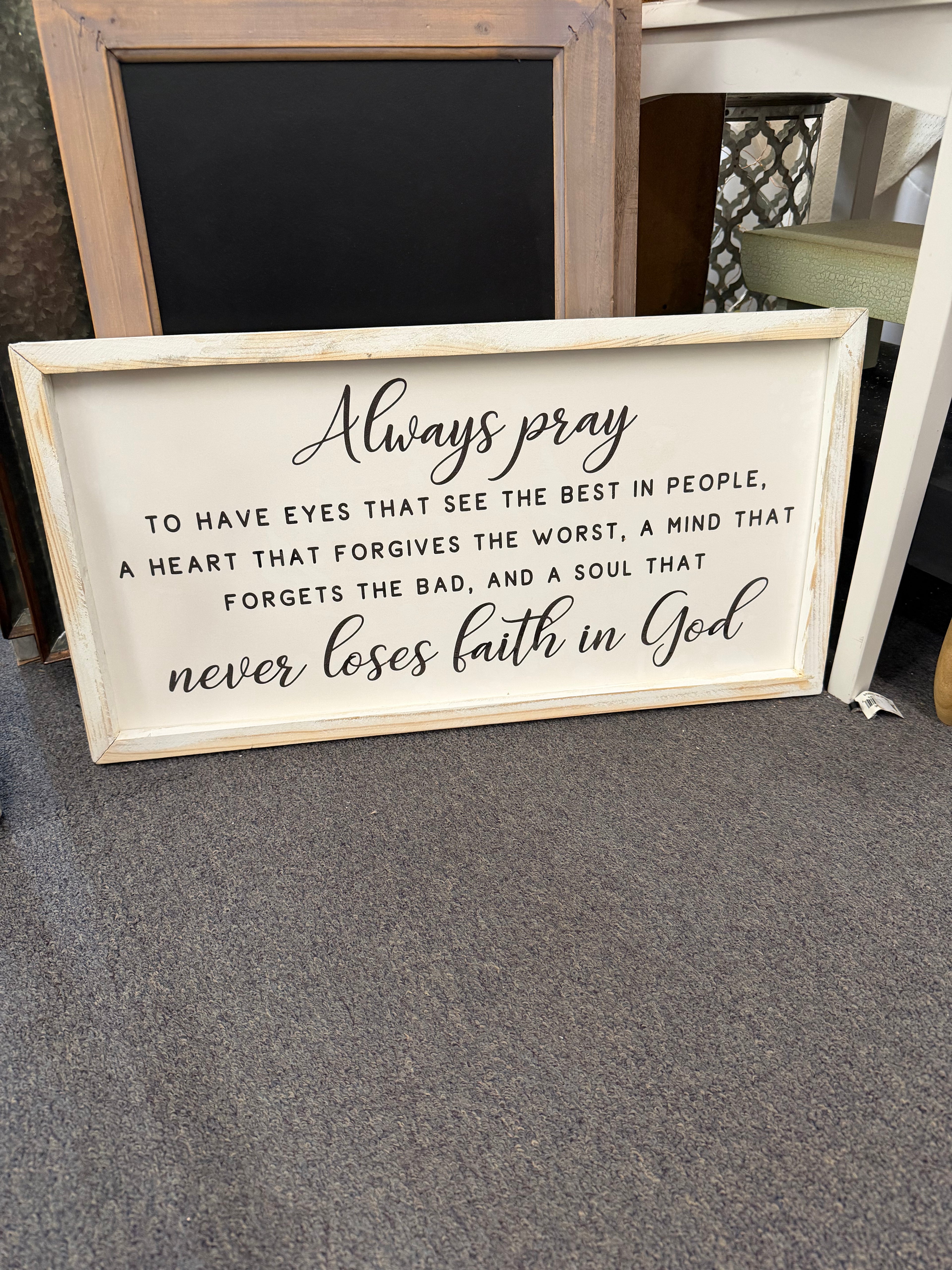 Always Pray Sign